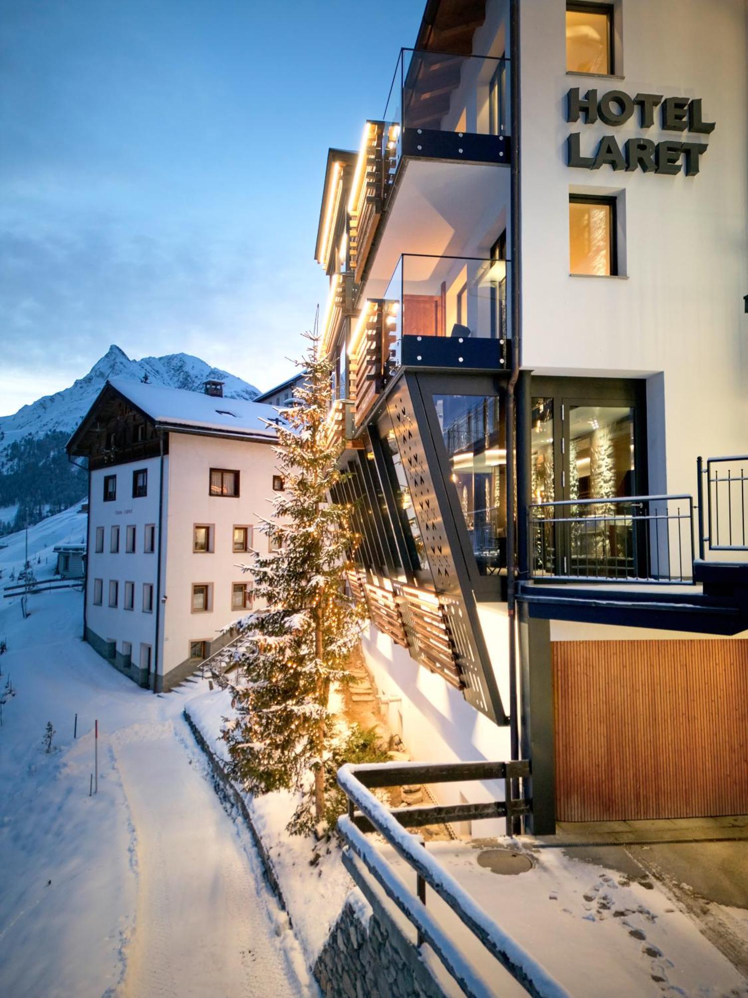 Laret Private Boutique Hotel - Adults Only Samnaun Exteriér fotografie