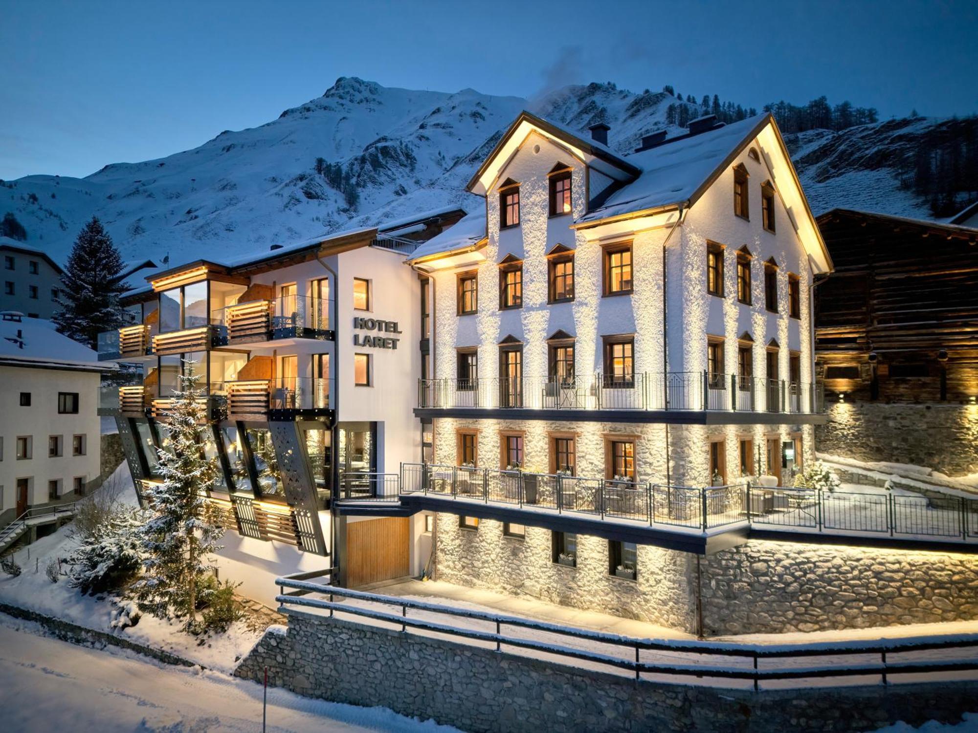 Laret Private Boutique Hotel - Adults Only Samnaun Exteriér fotografie